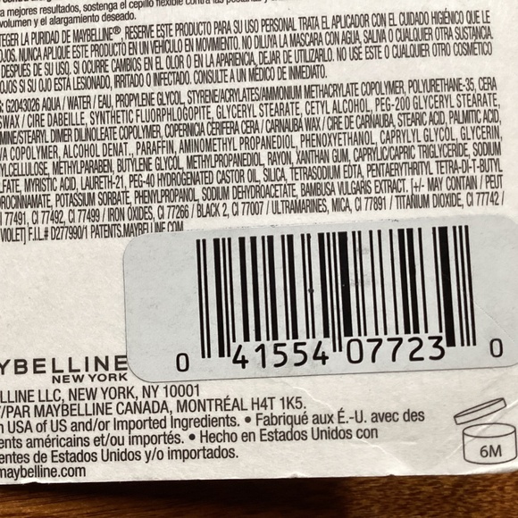 Maybelline Mascara Bundle 140 Blackest Black & 799 Cosmic Black NEW - Picture 5 of 12